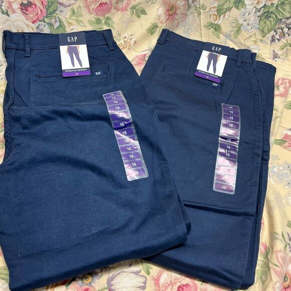 2 pairs stretch skinny dress pants bundle 2 pair - Picture 1 of 11